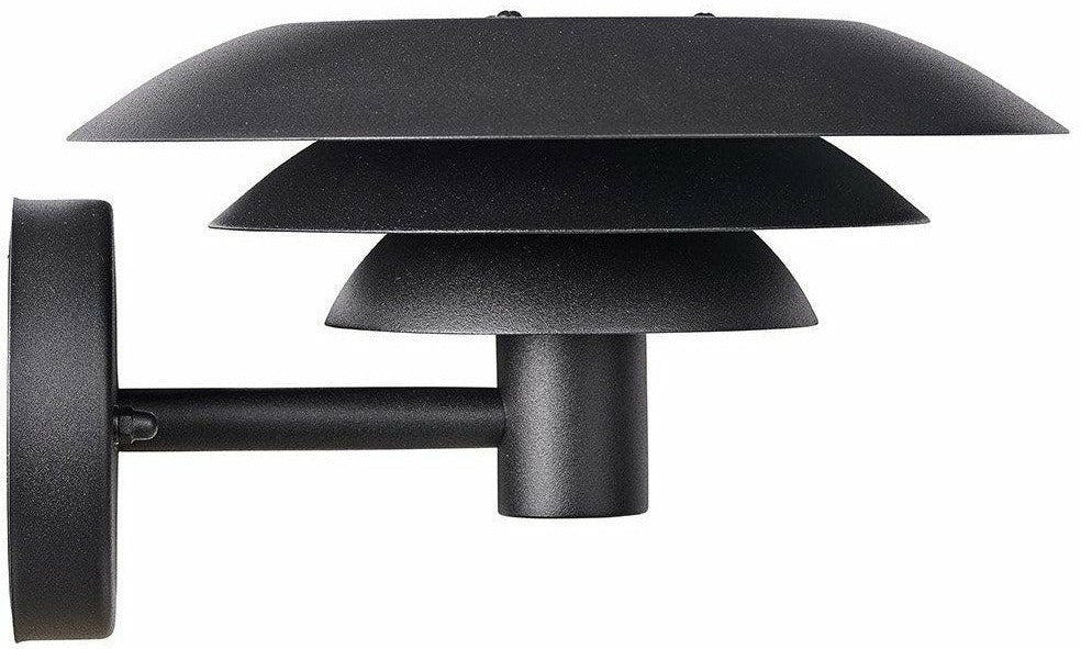 [product_category]-Dyberg Larsen Dl25 Outdoor Wall Lamp Black, 26,4cm-Dyberg Larsen-5704709010258-1025-DYB-1