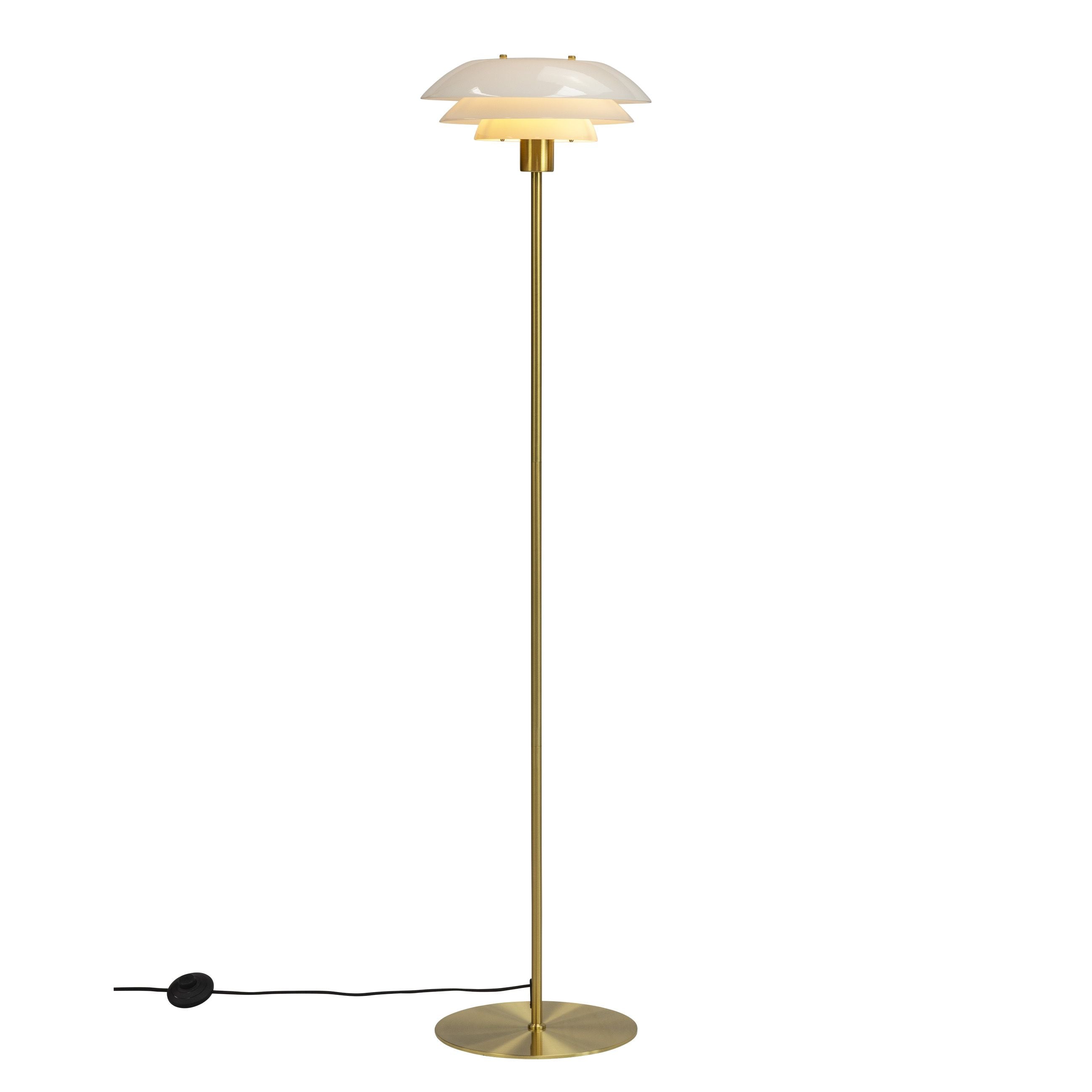 [product_category]-Dyberg Larsen Dl31 Floor Lamp, Brass/Opal-Dyberg Larsen-5704709082163-8216-DYB-2