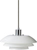 Přívěsková lampa Dyberg Larsen DL31, opálové sklo