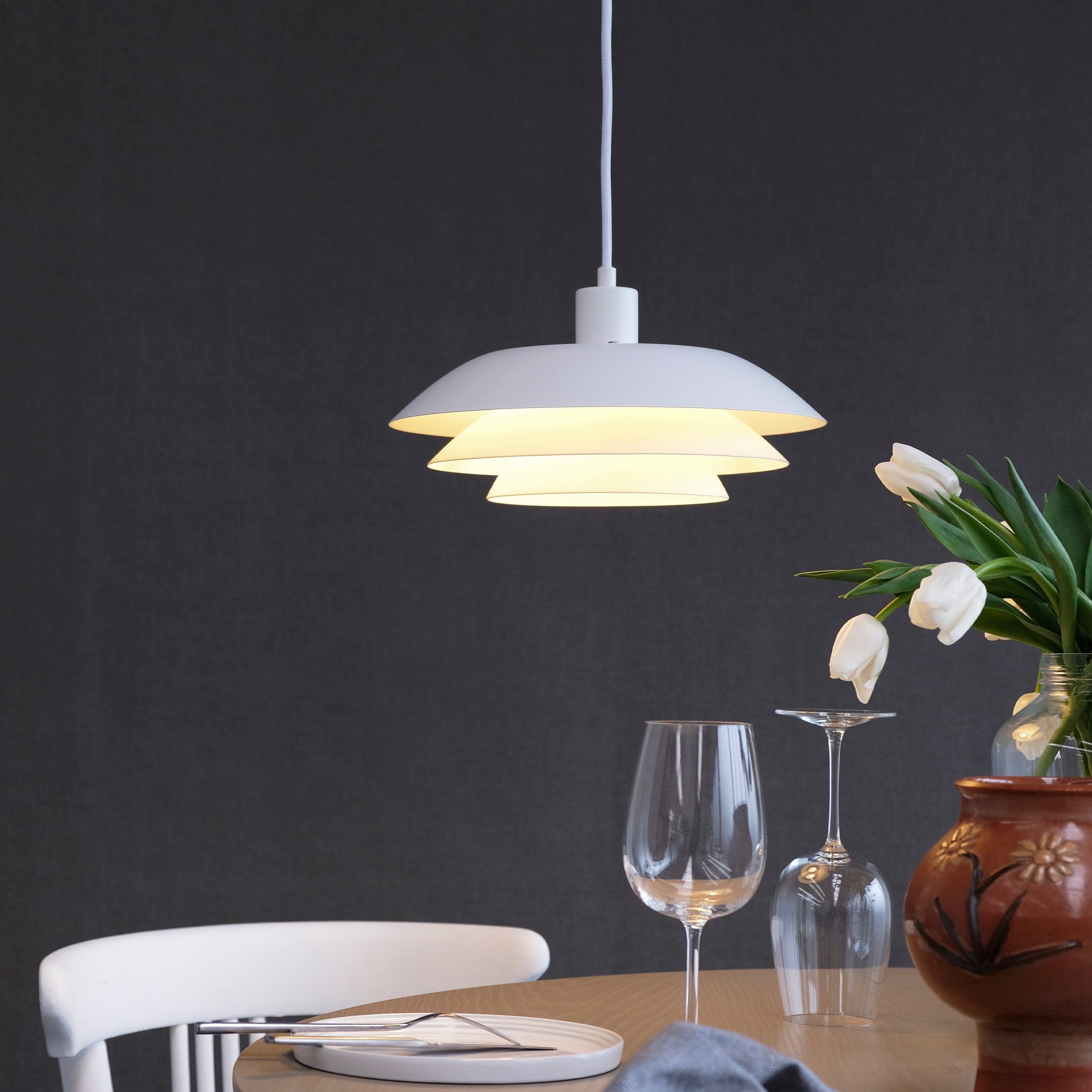 [product_category]-Dyberg Larsen Dl31 Pendant Matt White, ø31-Dyberg Larsen-5704709080701-8070-DYB-3