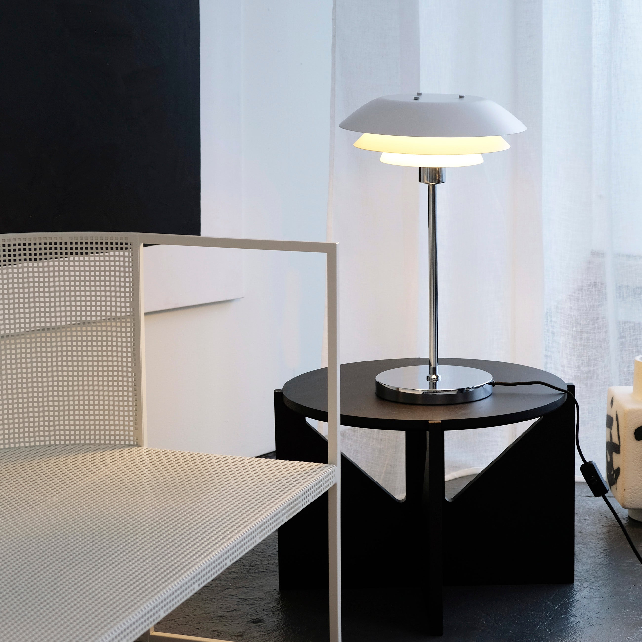 [product_category]-Dyberg Larsen Dl31 Table Lamp Matt White, ø31-Dyberg Larsen-5704709080725-8072-DYB-4