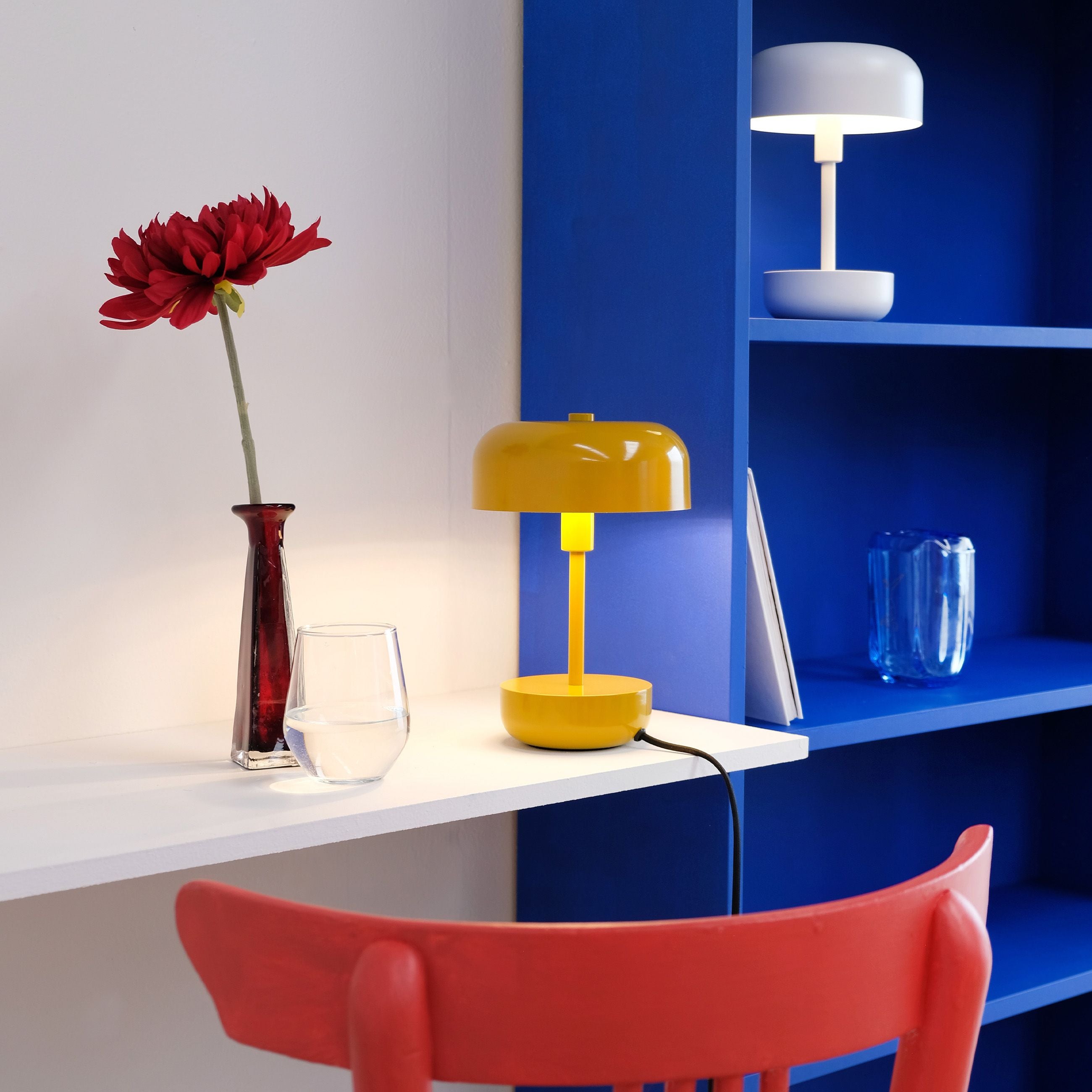 [product_category]-Dyberg Larsen Haipot Table Lamp, Curry Yellow-Dyberg Larsen-5704709072096-7209-DYB-5