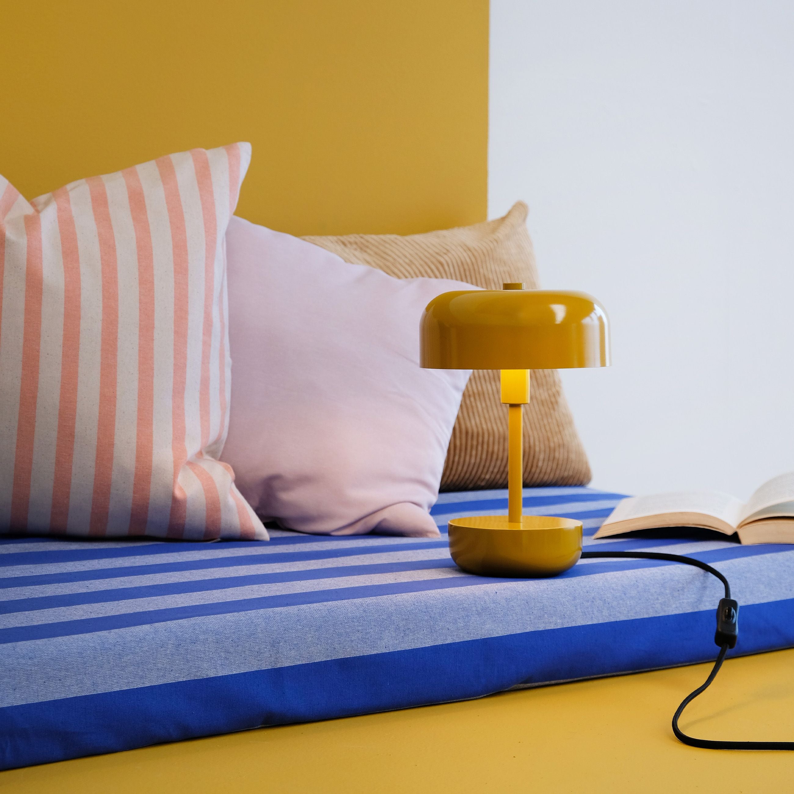 [product_category]-Dyberg Larsen Haipot Table Lamp, Curry Yellow-Dyberg Larsen-5704709072096-7209-DYB-8