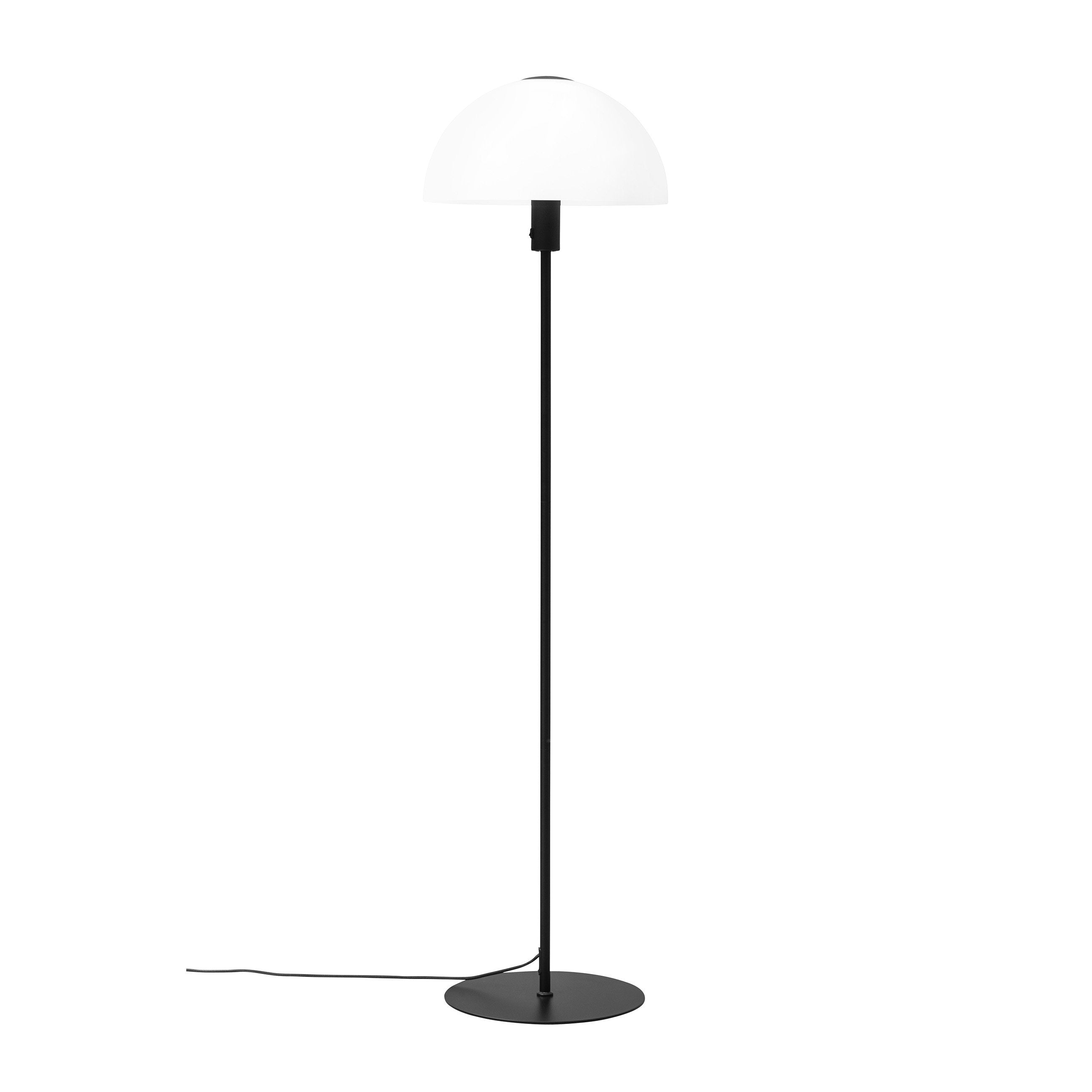[product_category]-Dyberg Larsen Jazz Floor Lamp, Opal/Black-Dyberg Larsen-5704709073024-7302-DYB-1