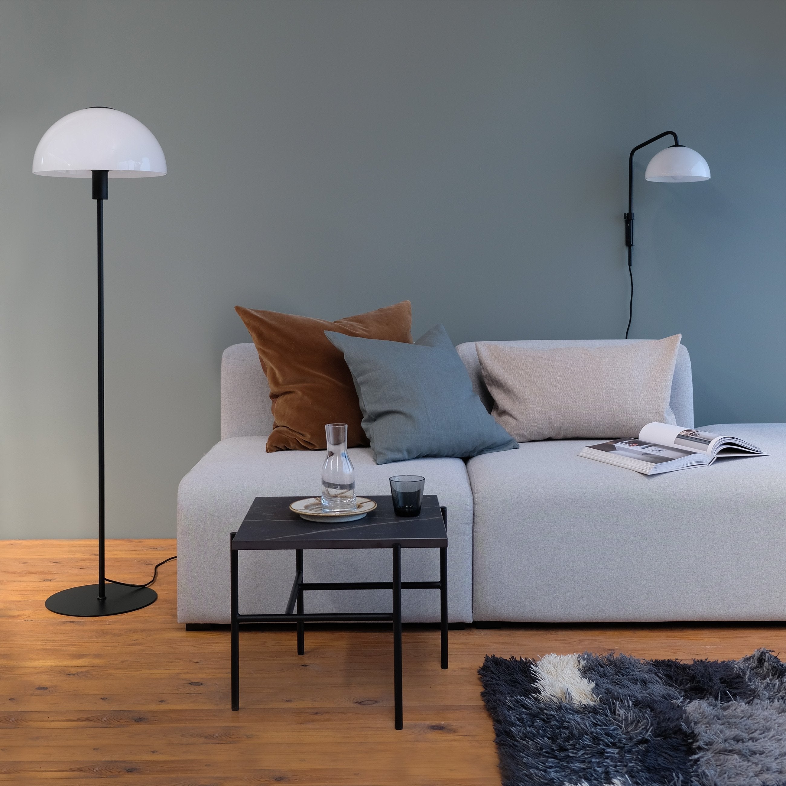 [product_category]-Dyberg Larsen Jazz Floor Lamp, Opal/Black-Dyberg Larsen-5704709073024-7302-DYB-3