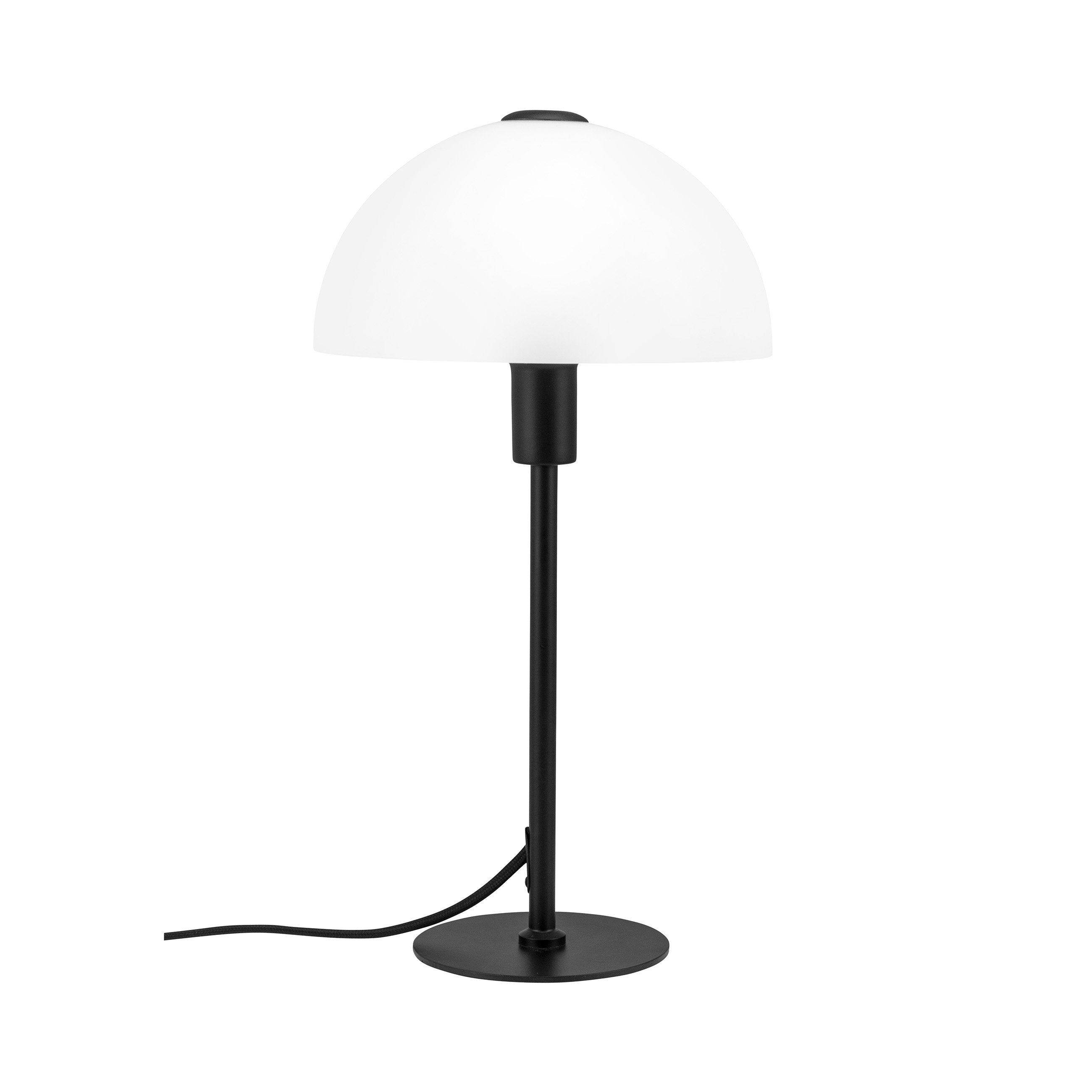 [product_category]-Dyberg Larsen Jazz Table Lamp, Opal/Black-Dyberg Larsen-5704709073017-7301-DYB-1