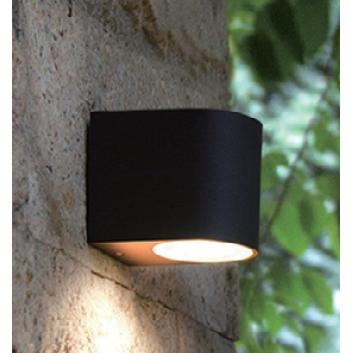 [product_category]-Dyberg Larsen Læsø 2 Outdoor Wandleuchte, Matt Schwarz-Dyberg Larsen-1001-DYB-2