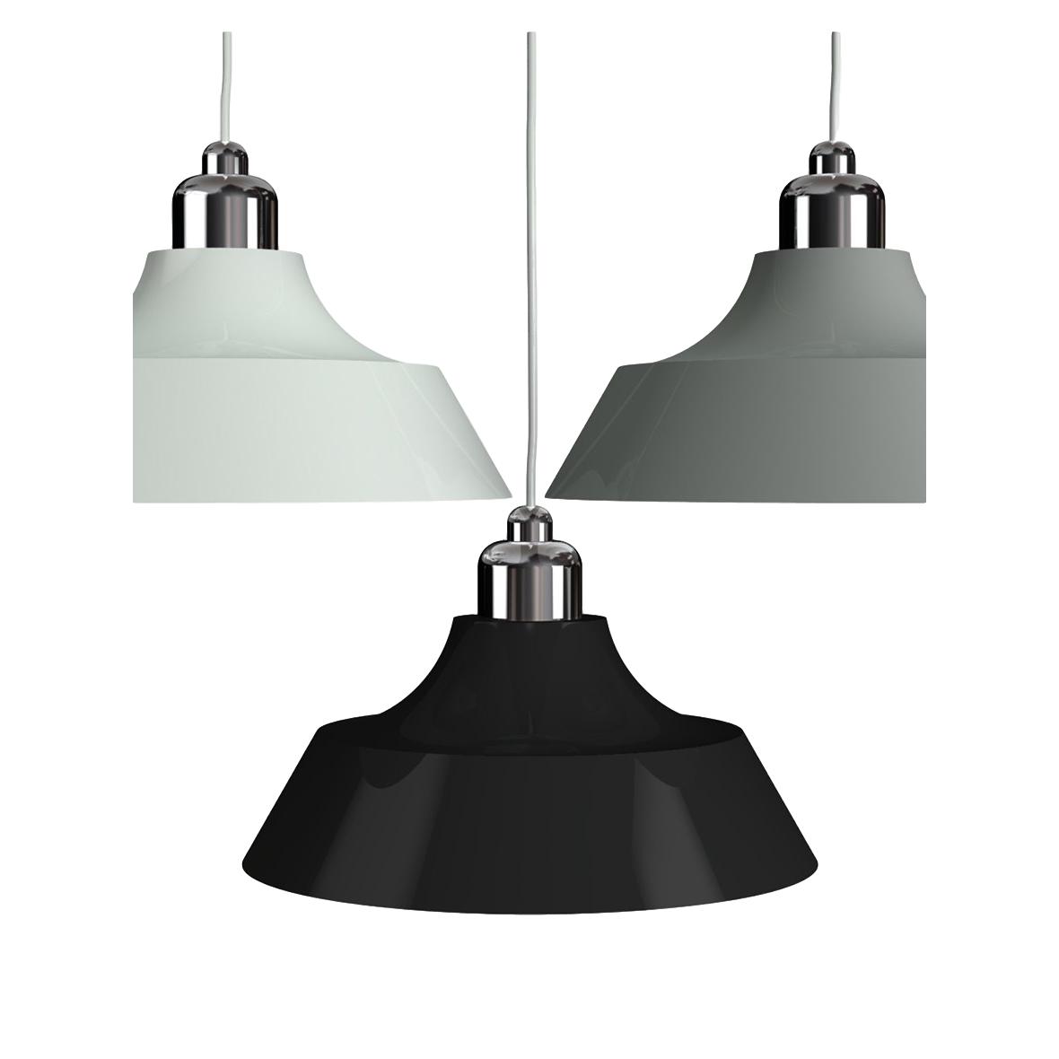 Dyberg Larsen Momentum Přívěsek Black/Chrome, Ø33