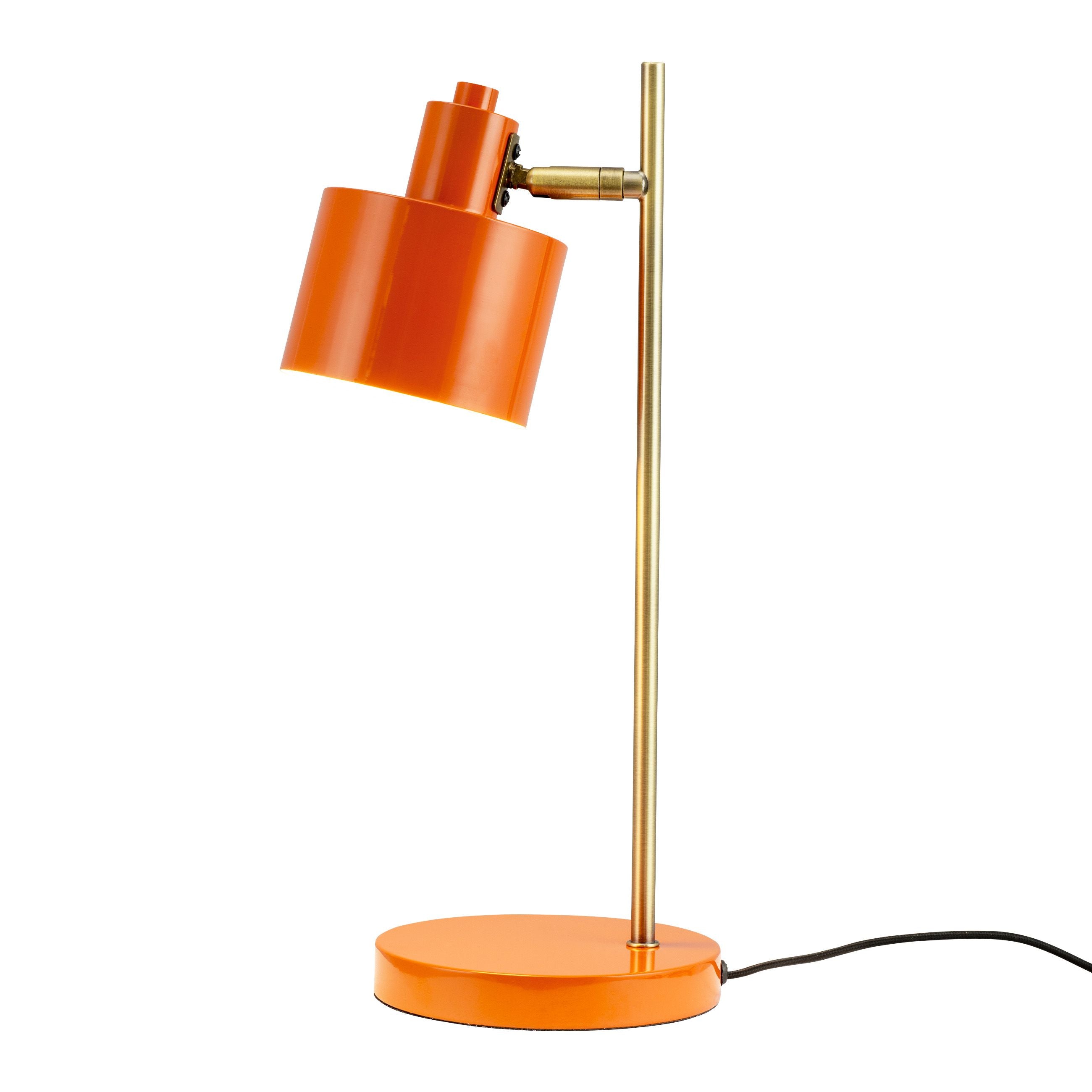[product_category]-Dyberg Larsen Ocean Table Lamp, Orange/Brass-Dyberg Larsen-5704709071174-7117-DYB-2