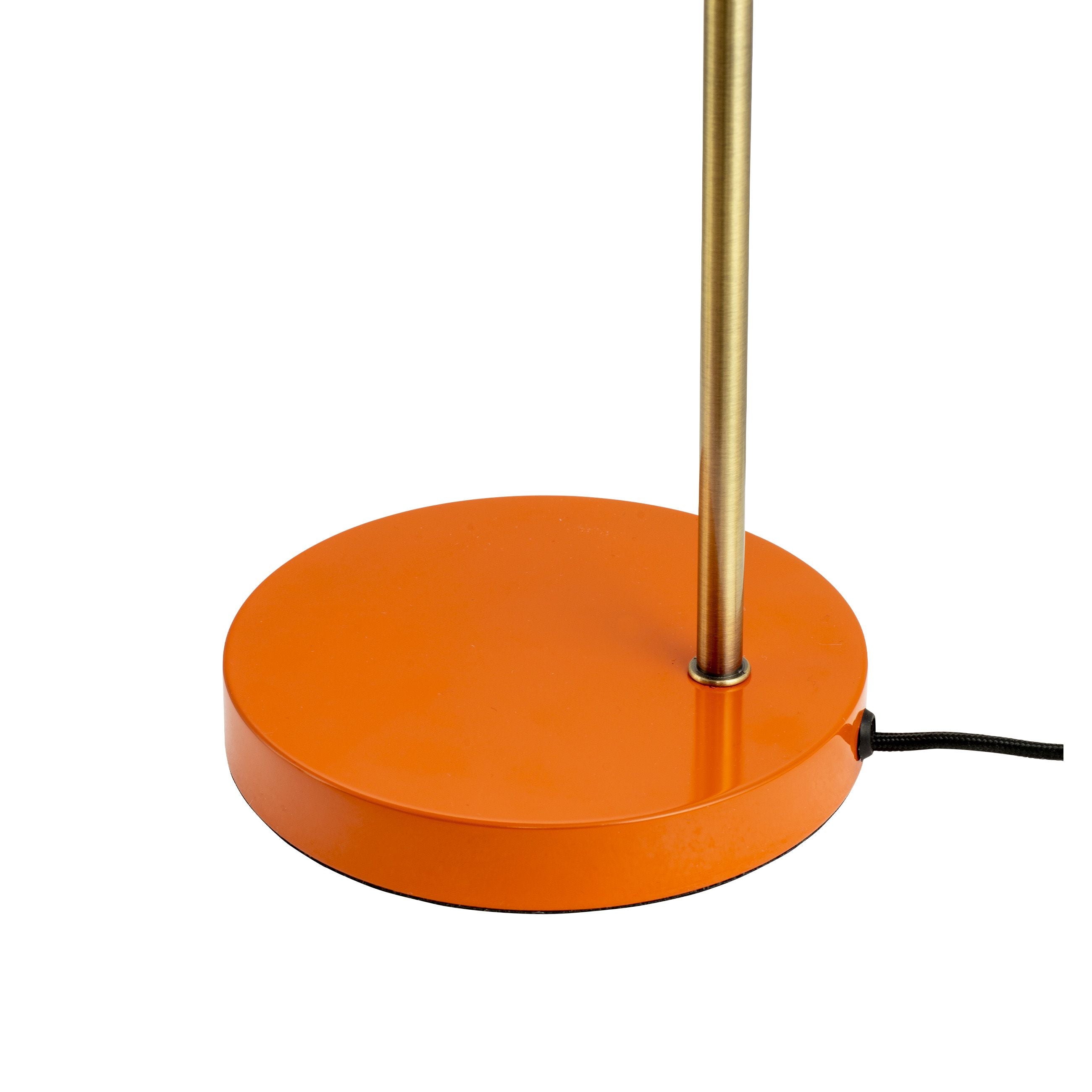 [product_category]-Dyberg Larsen Ocean Table Lamp, Orange/Brass-Dyberg Larsen-5704709071174-7117-DYB-4