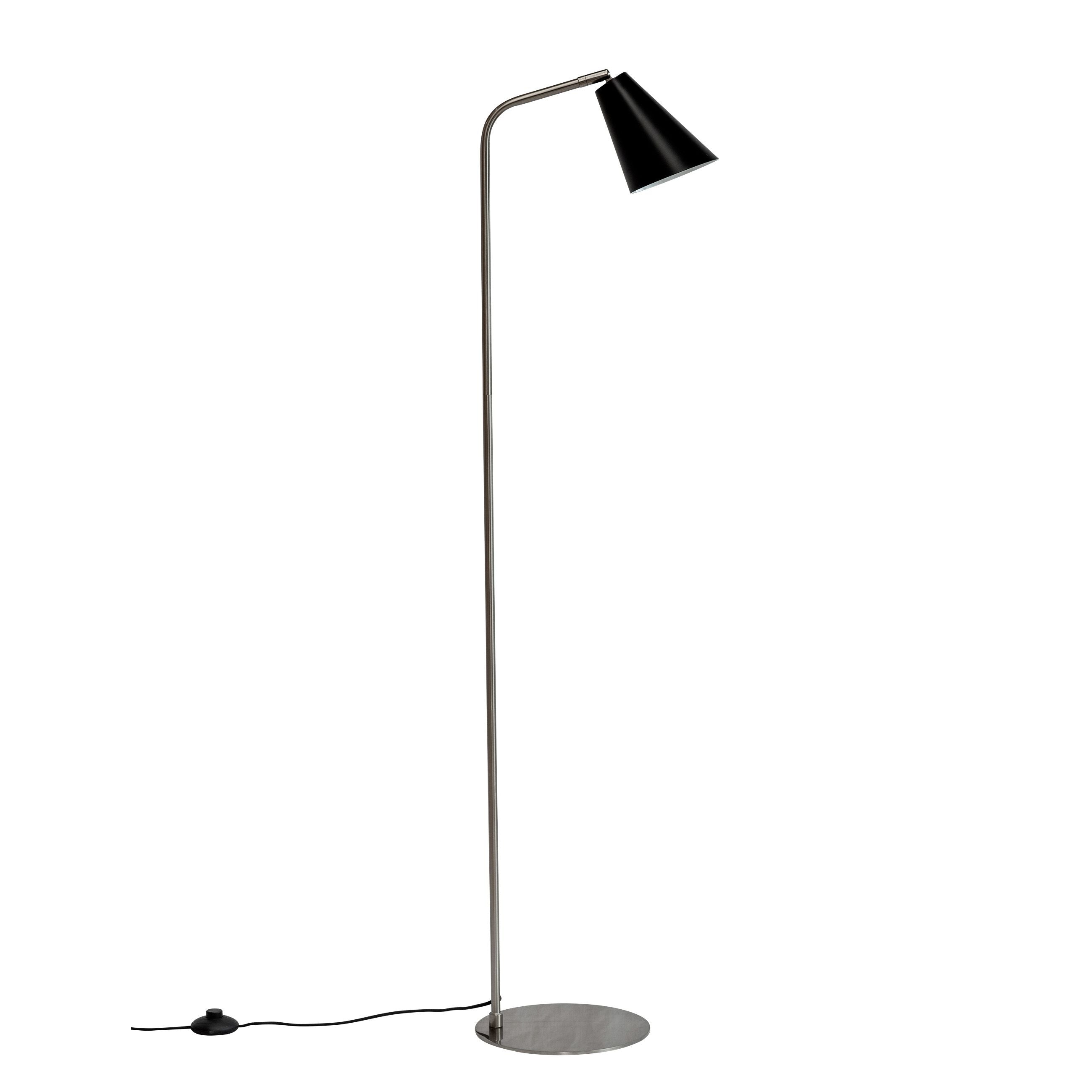 [product_category]-Dyberg Larsen Oswald Floor Lamp, Black/Steel-Dyberg Larsen-5704709072713-7271-DYB-1