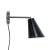  Oswald stolní nástěnná lampa černá/ocel