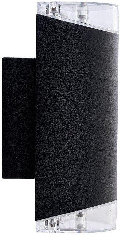 [product_category]-Dyberg Larsen Ribe Up Down Light Outdoor Wall Lamp, Matt Black-Dyberg Larsen-5704709010074-1007-DYB-1