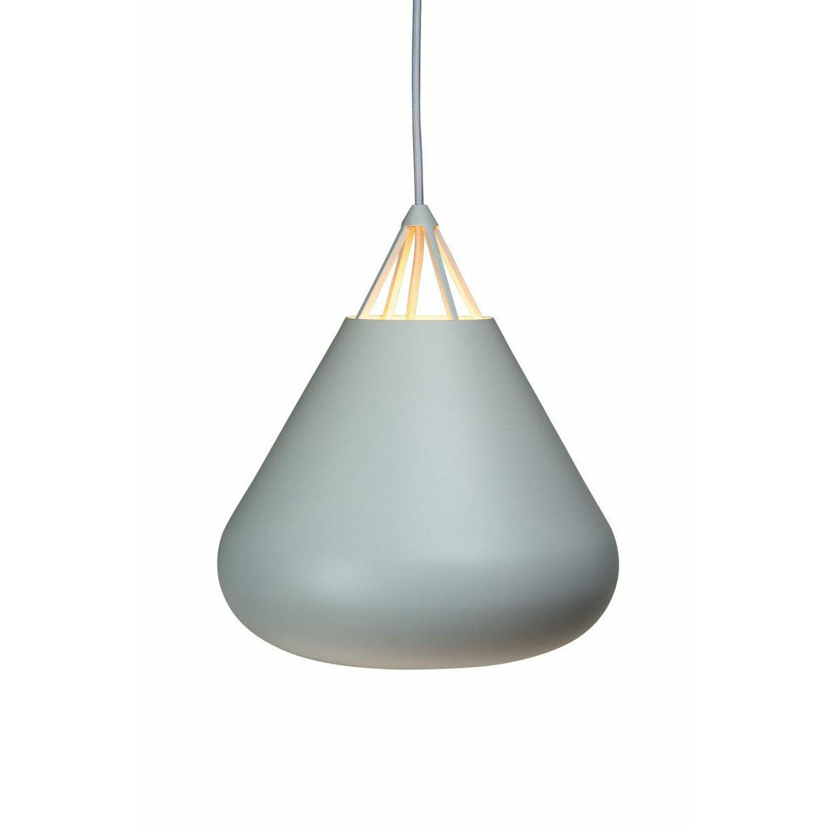 Přívěsek Dyberg Larsen Volta Matt White, 23 cm