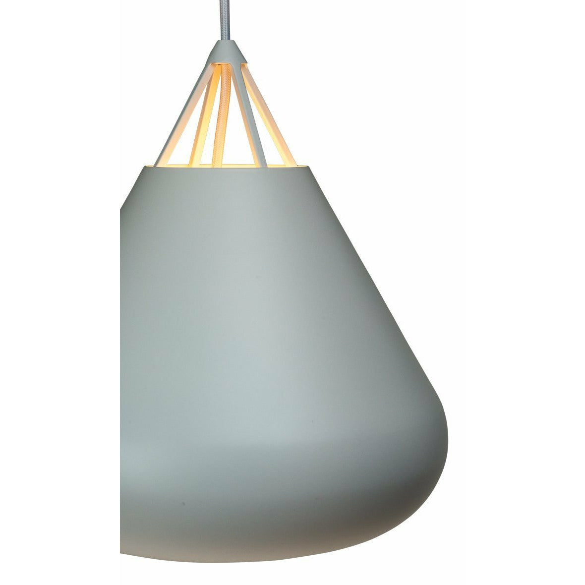 Přívěsek Dyberg Larsen Volta Matt White, 23 cm