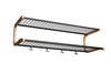 Essem Design Anna Hat Shelf Oak 100 cm, černá
