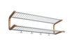 Essem Design Anna Hat Shelf Oak 100 cm, šedá