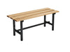 Essem Design Bench 68 Oak 45 cm, černá