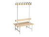 Essem Design Bench 69 Birch 60 cm, bílá