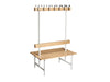 Essem Design Bench 69 Oak 60 cm, bílá