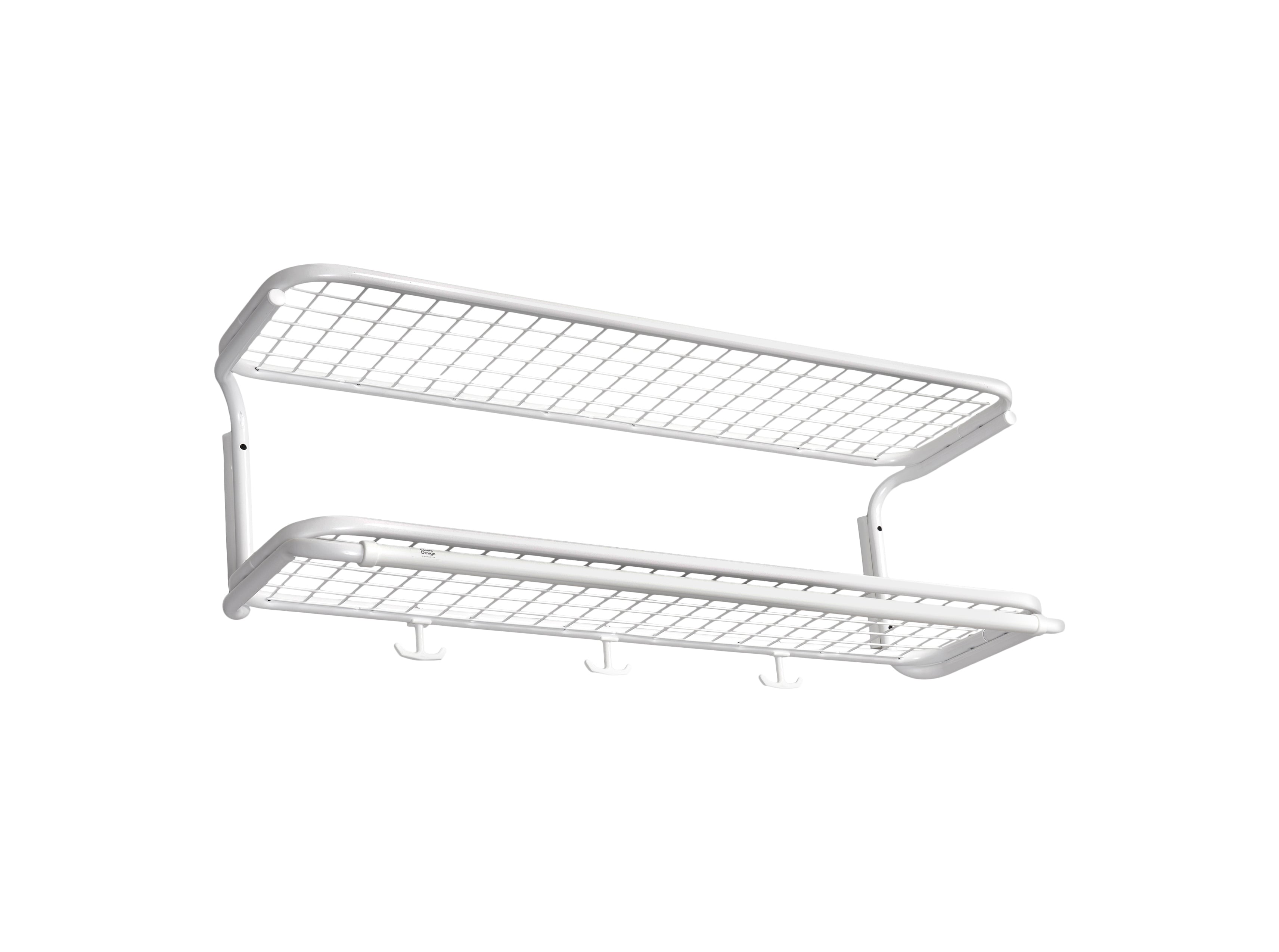 [product_category]-Essem Design Classic Hat Shelf 80 Cm, White-Essem Design-7392157003854-650-80 V/V-ESS-1