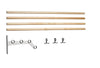 Prodlužovací část ESSEM pro nostalgi 291 Hattehylde, Birch/Aluminium