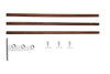 Essem Design Extension část pro nostalgi klobouk police/nos nostalli walnut, bílý