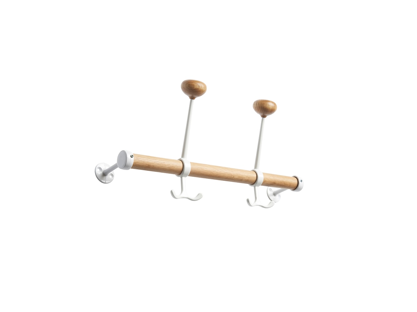 [product_category]-Essem Design Gustav Hook Bar Oak, White-Essem Design-7392157017318-120-ESS-1