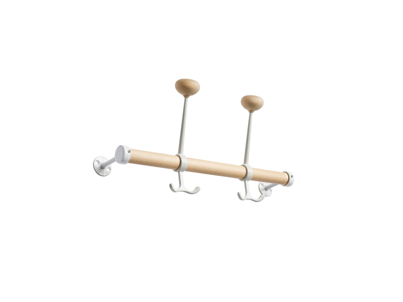 [product_category]-Essem Design Gustav Hook Strip Birch, White-Essem Design-7392157017288-138-ESS-1