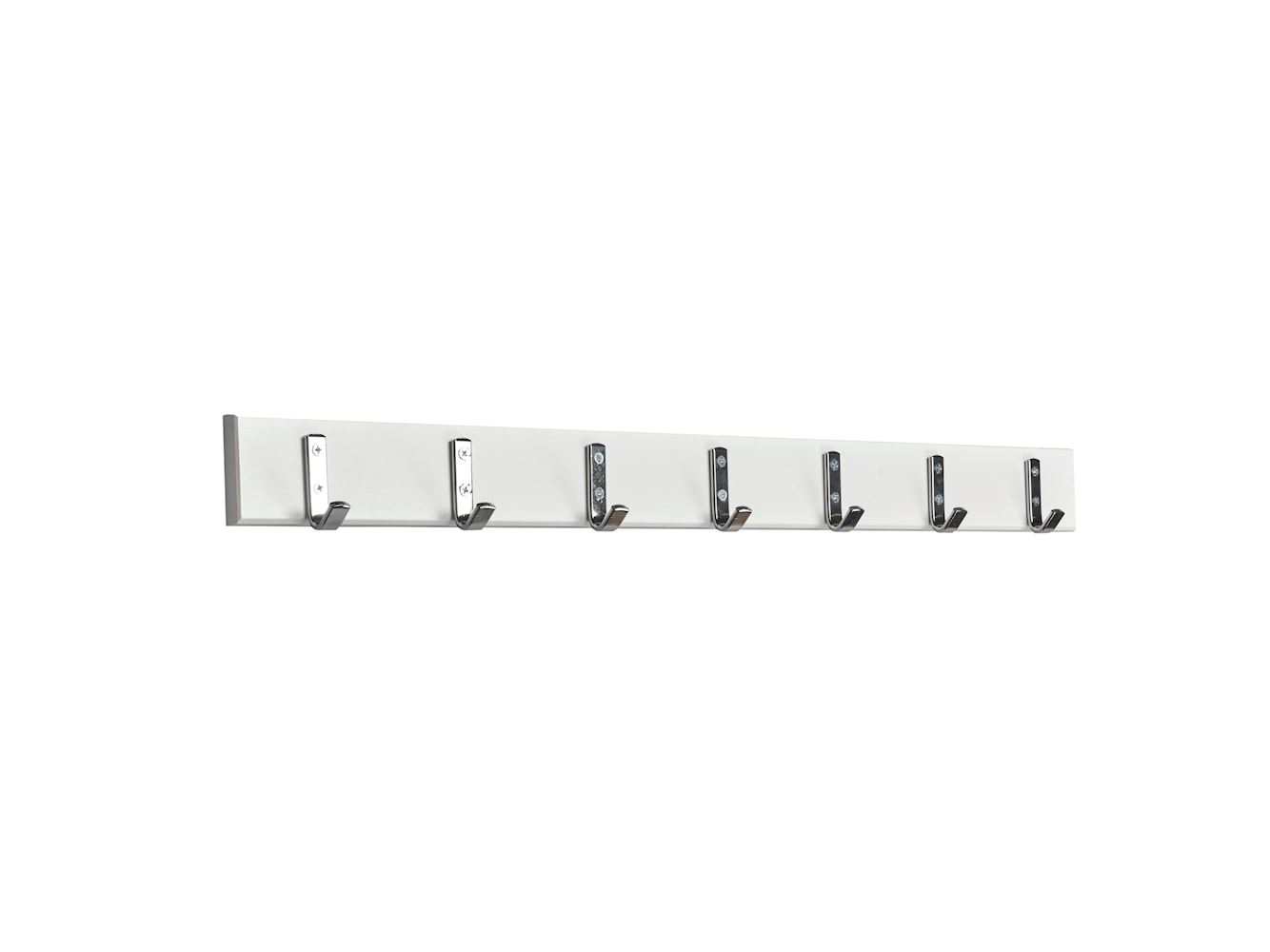 [product_category]-Essem Design Hook Strip 1 Hook Strip Birch 105 Cm, White/Chrome-Essem Design-7392157015161-4001-105 V/K-ESS-1