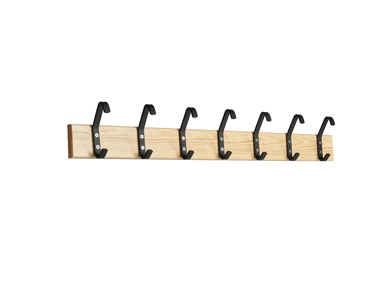 [product_category]-Essem Design Hook Strip 2 Hook Strip Pine 105 Cm, Black-Essem Design-7392157011378-4002-105 F/S-ESS-1