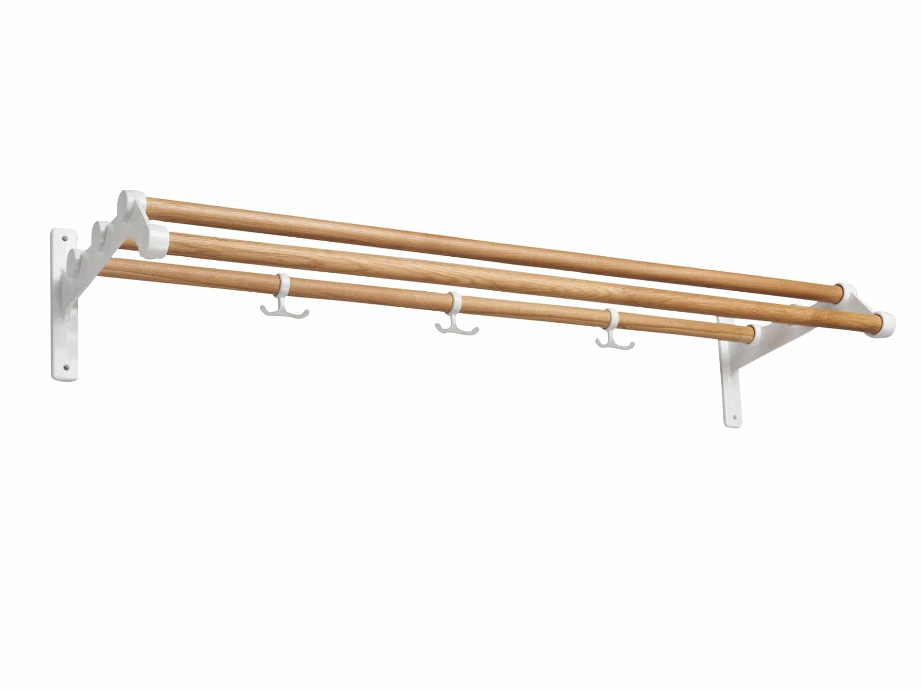 [product_category]-Essem Design Nostalgi 291 Parcel Shelf Oak/Aluminium, White-Essem Design-7392157017868-033291-ESS-1
