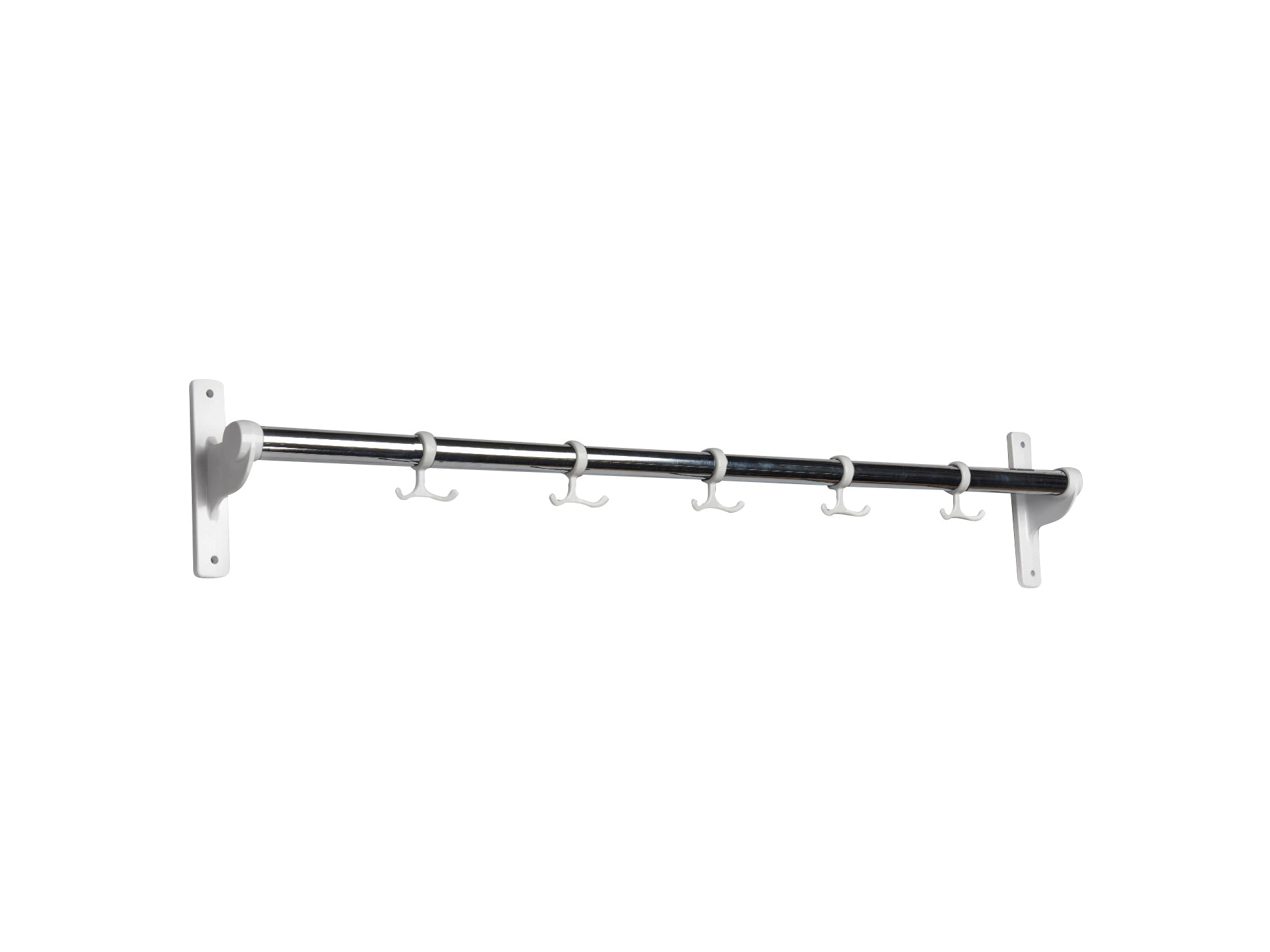 [product_category]-Essem Design Nostalgi Hook Bar, White/Chrome-Essem Design-7392157004424-029 K-ESS-1