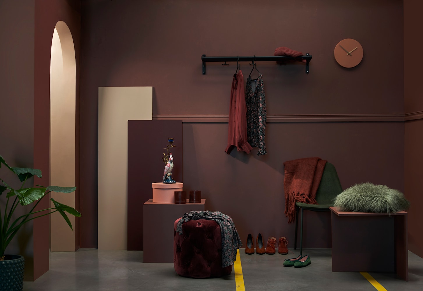 [product_category]-Essem Design Nostalgi Shoe Rack Walnut, Black-Essem Design-7392157029380-082-ESS-13