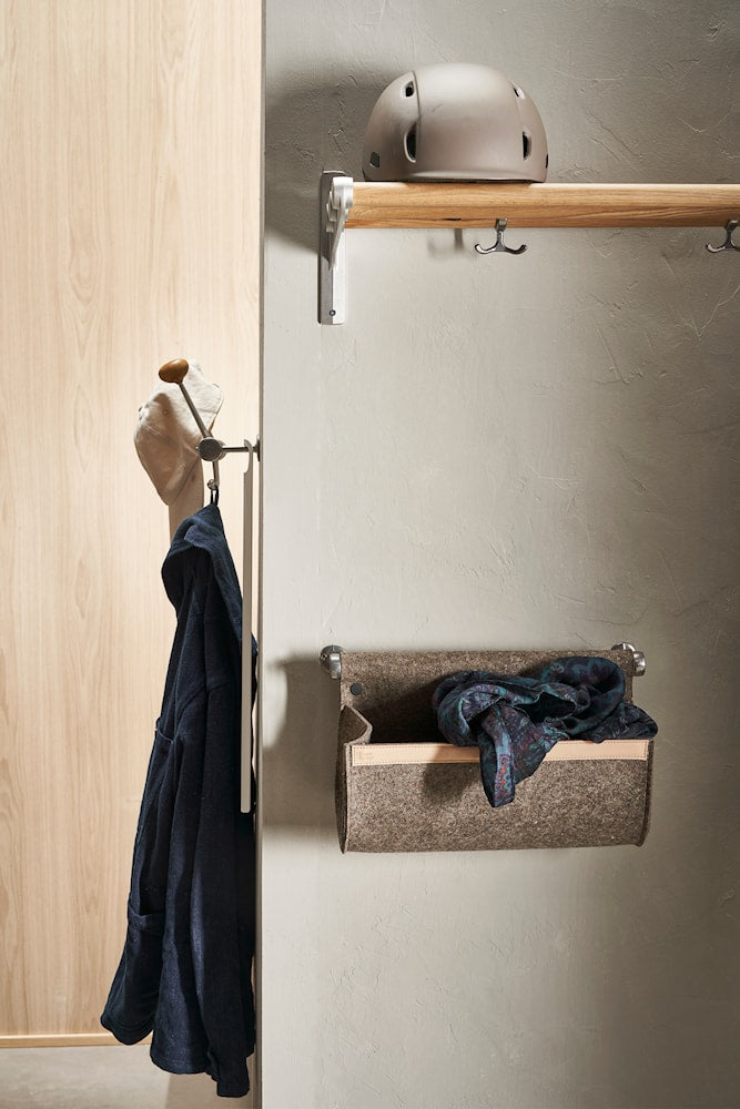 [product_category]-Essem Design Nostalgi Shoe Rack Walnut, Black-Essem Design-7392157029380-082-ESS-15