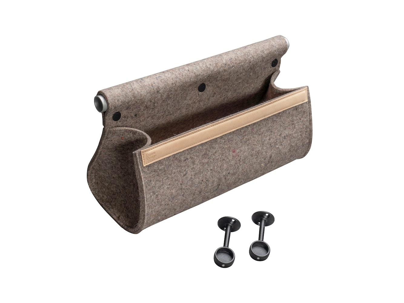 [product_category]-Essem Design Ulrika Storage Compartment Natural Wool, Black-Essem Design-7392157030973-50023-ESS-1