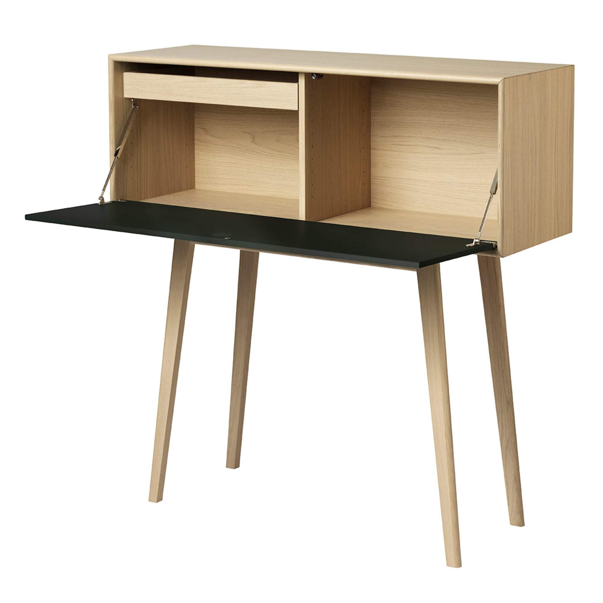FDB Møbler A84 Butler Secretary, Black/Natural