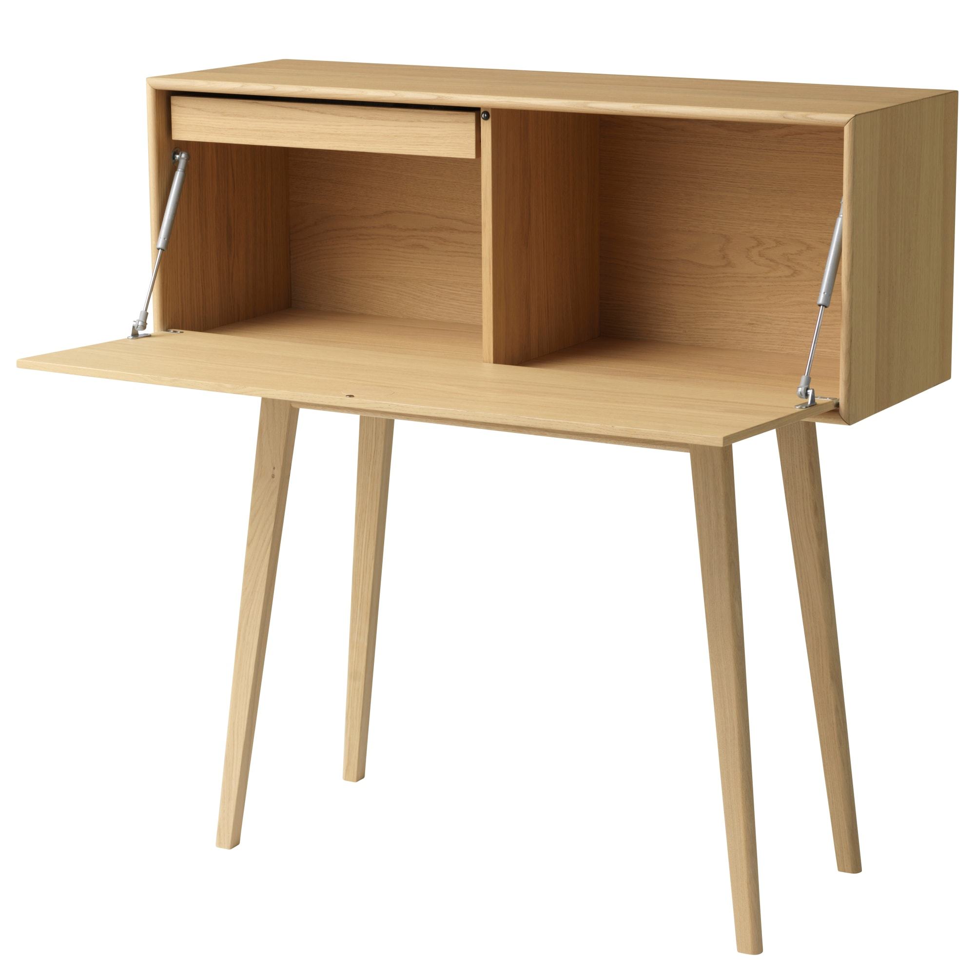 FDB Møbler A84 Butler Secretary, Natural Oak