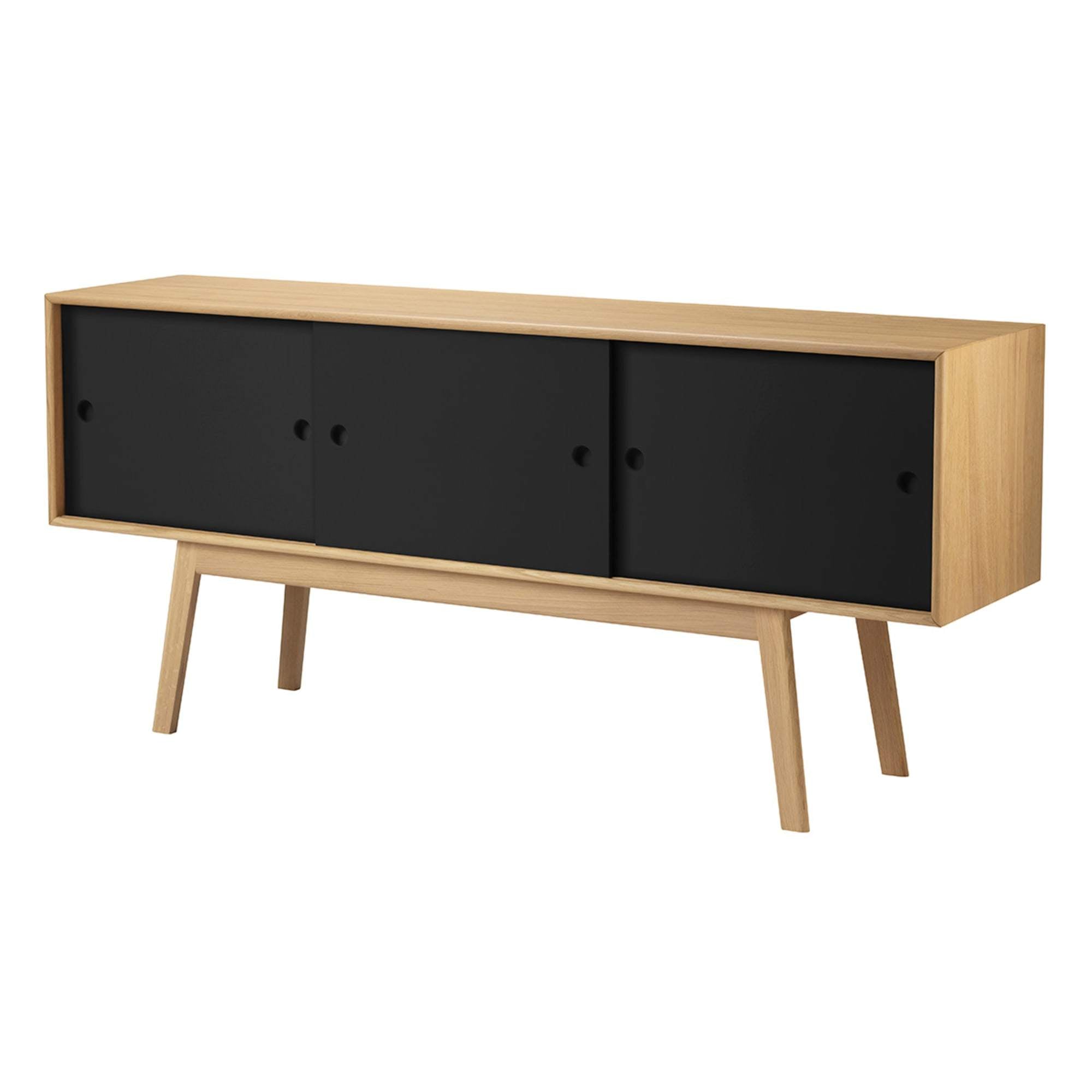 FDB Møbler A85 Butler Sideboard, Oak/Black