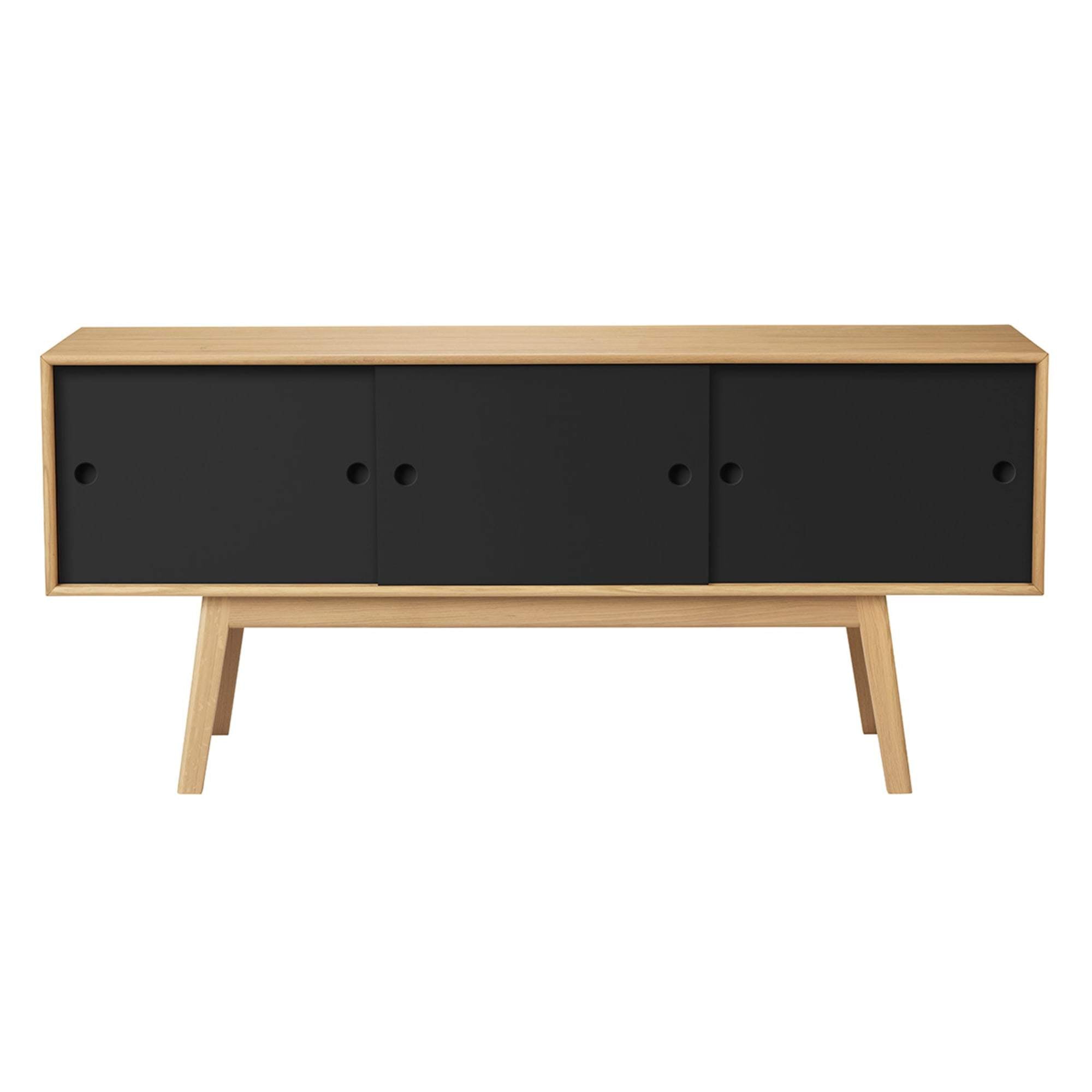 FDB Møbler A85 Butler Sideboard, Oak/Black