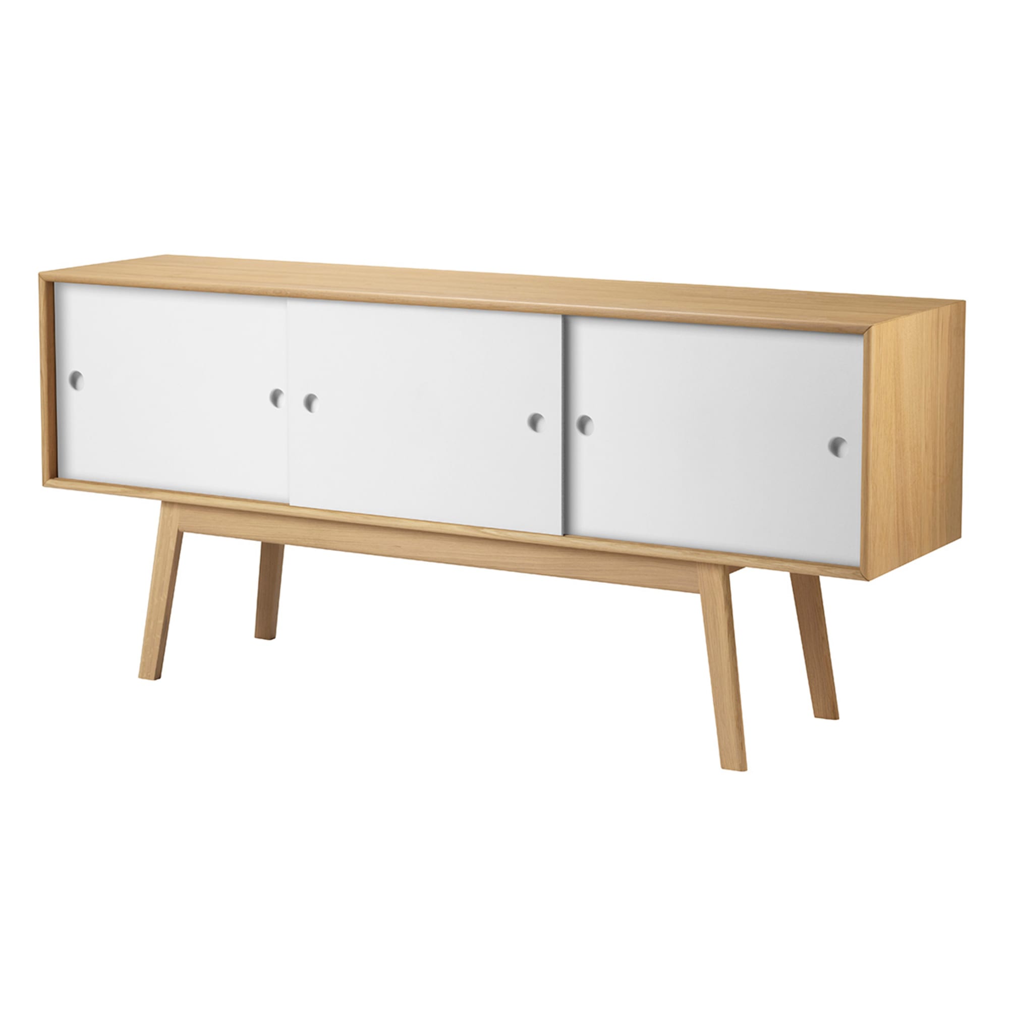 FDB Møbler A85 Butler Simeboard, Oak/White
