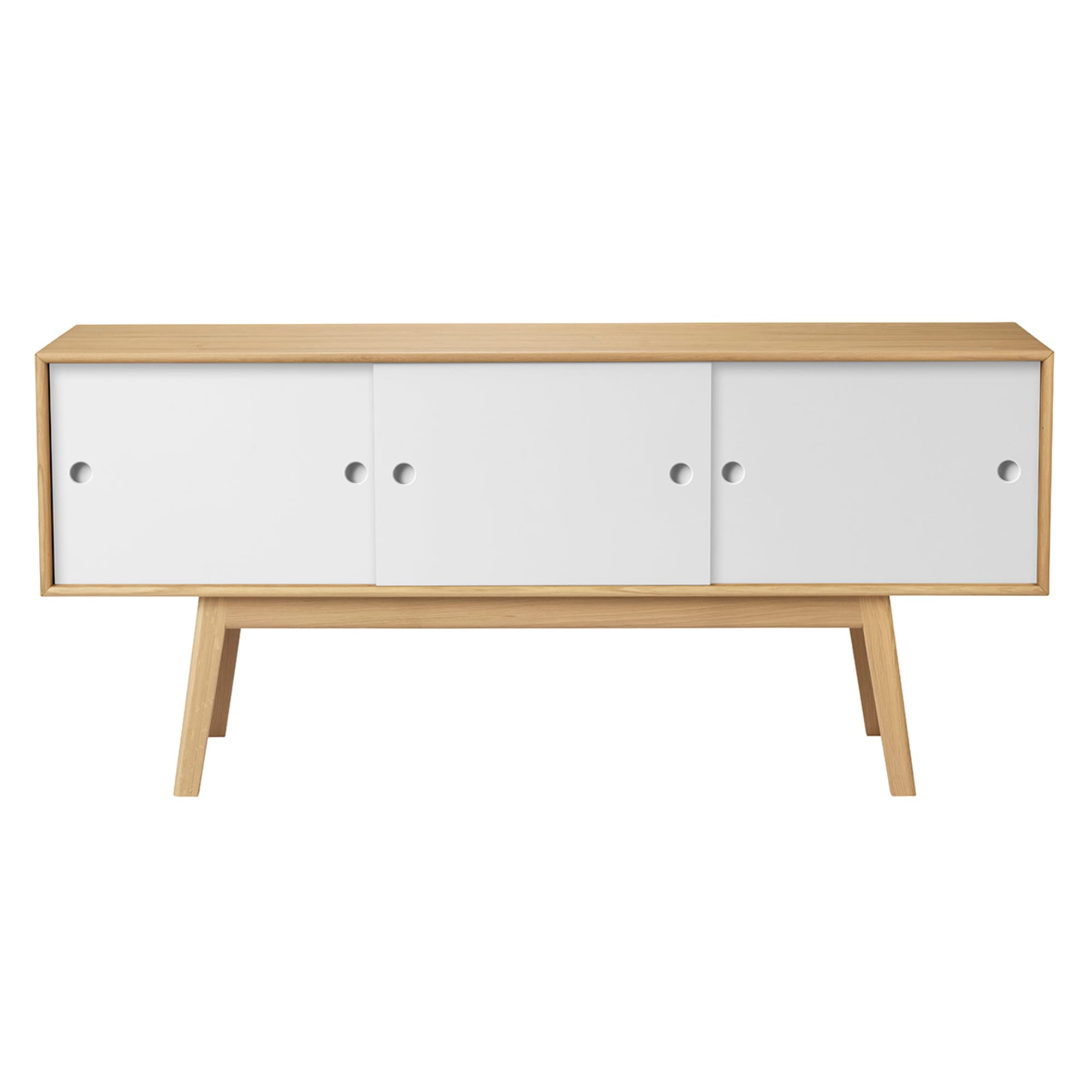 FDB Møbler A85 Butler Simeboard, Oak/White