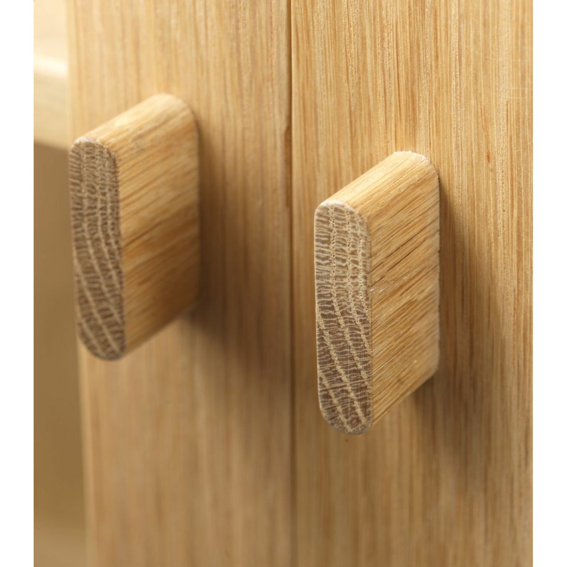 FDB Møbler A90 Boderne Display Cabinet Oak Natural, H: 127 cm