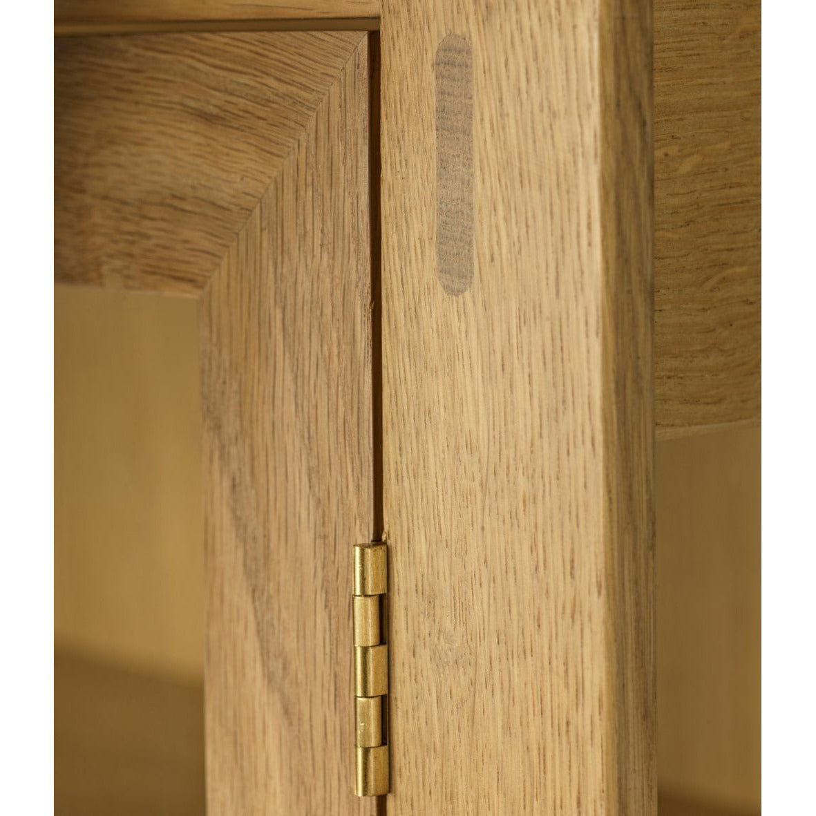 FDB Møbler A90 Boderne Display Cabinet Oak Natural, H: 127 cm