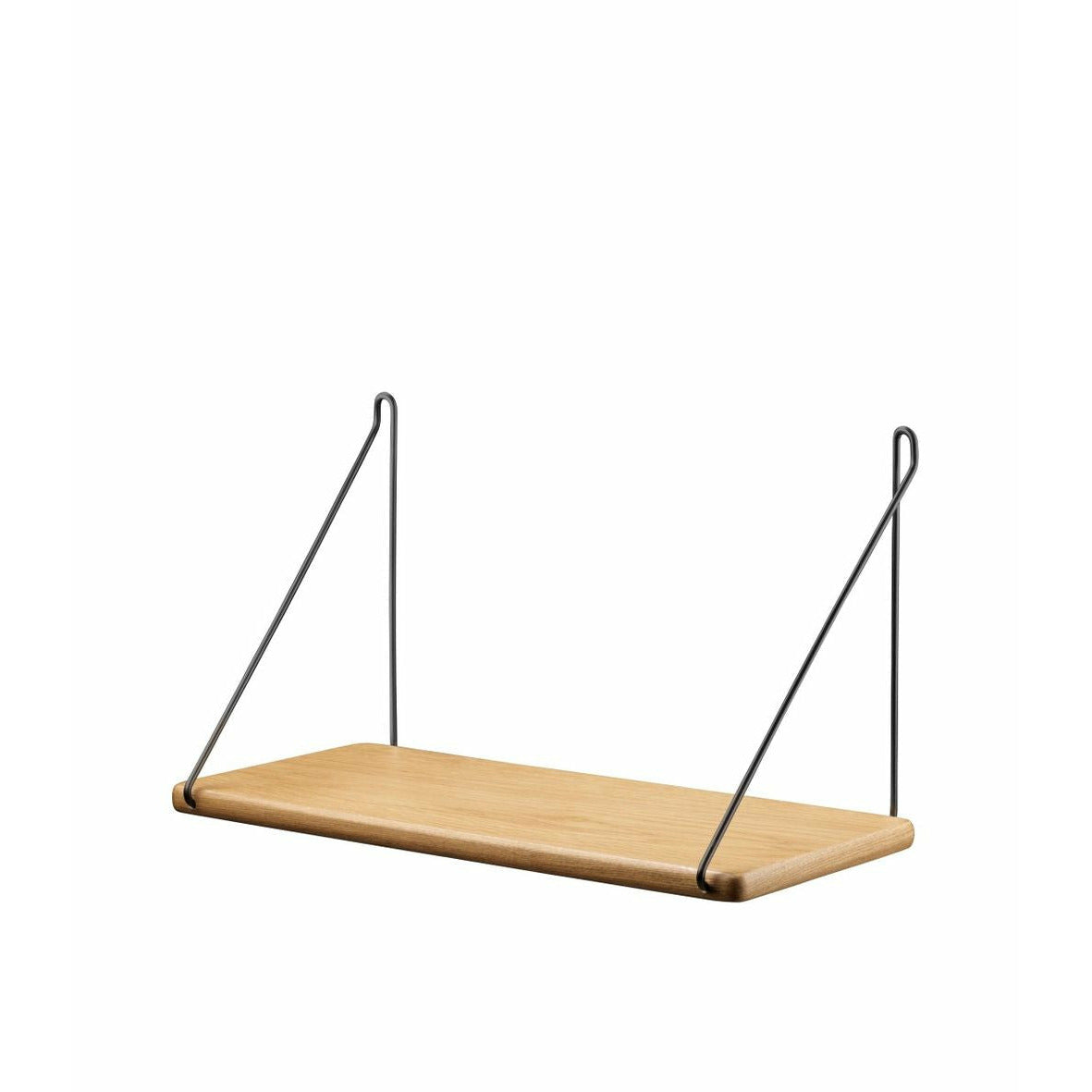 FDB Møbler B145 Police s držáky 45 cm, černá