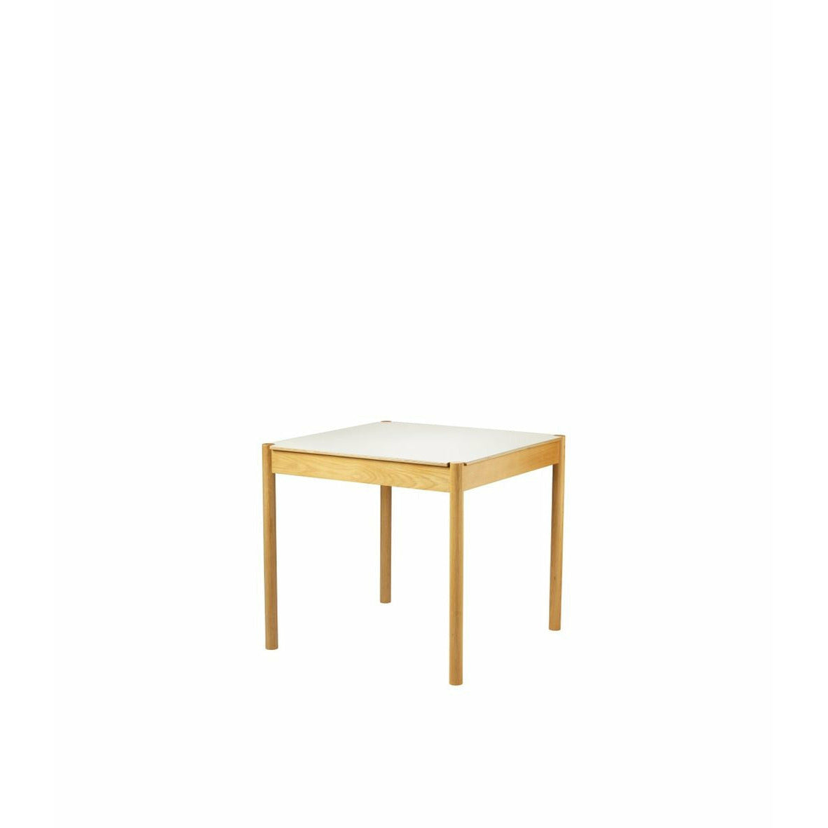 FDB Møbler C44 Tabulka 80x80 cm, přírodní/béžová šedá