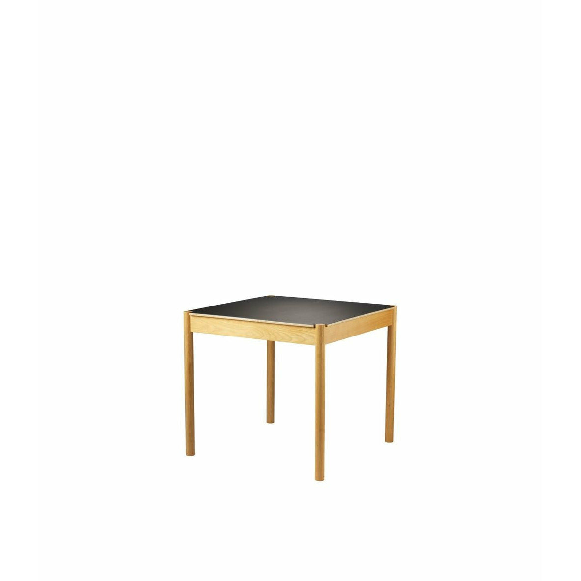 FDB Møbler C44 Tabulka 80x80 cm, přírodní/černá