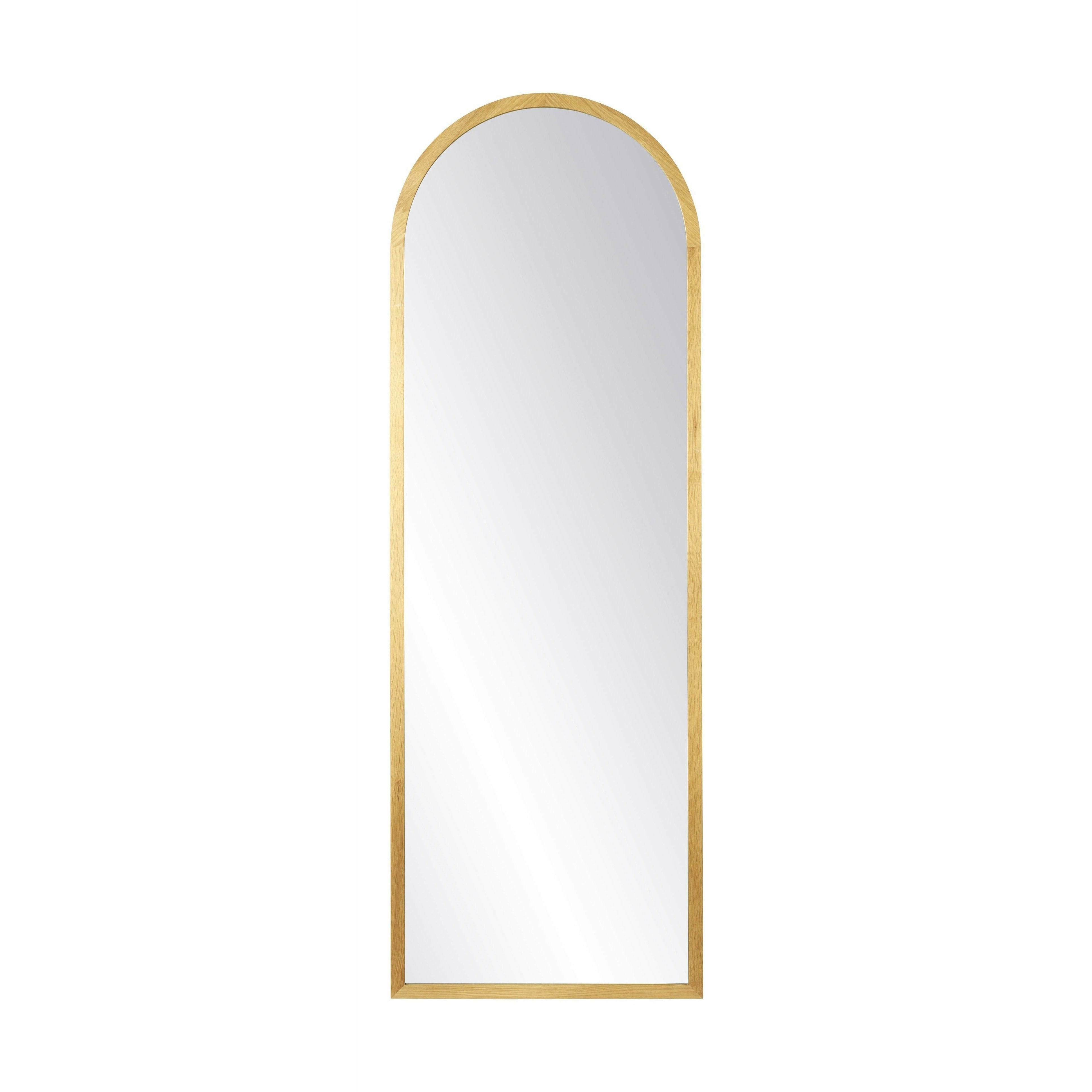 FDB Møbler I2 Mossø Mirror 160x55 cm, přírodní hnědá