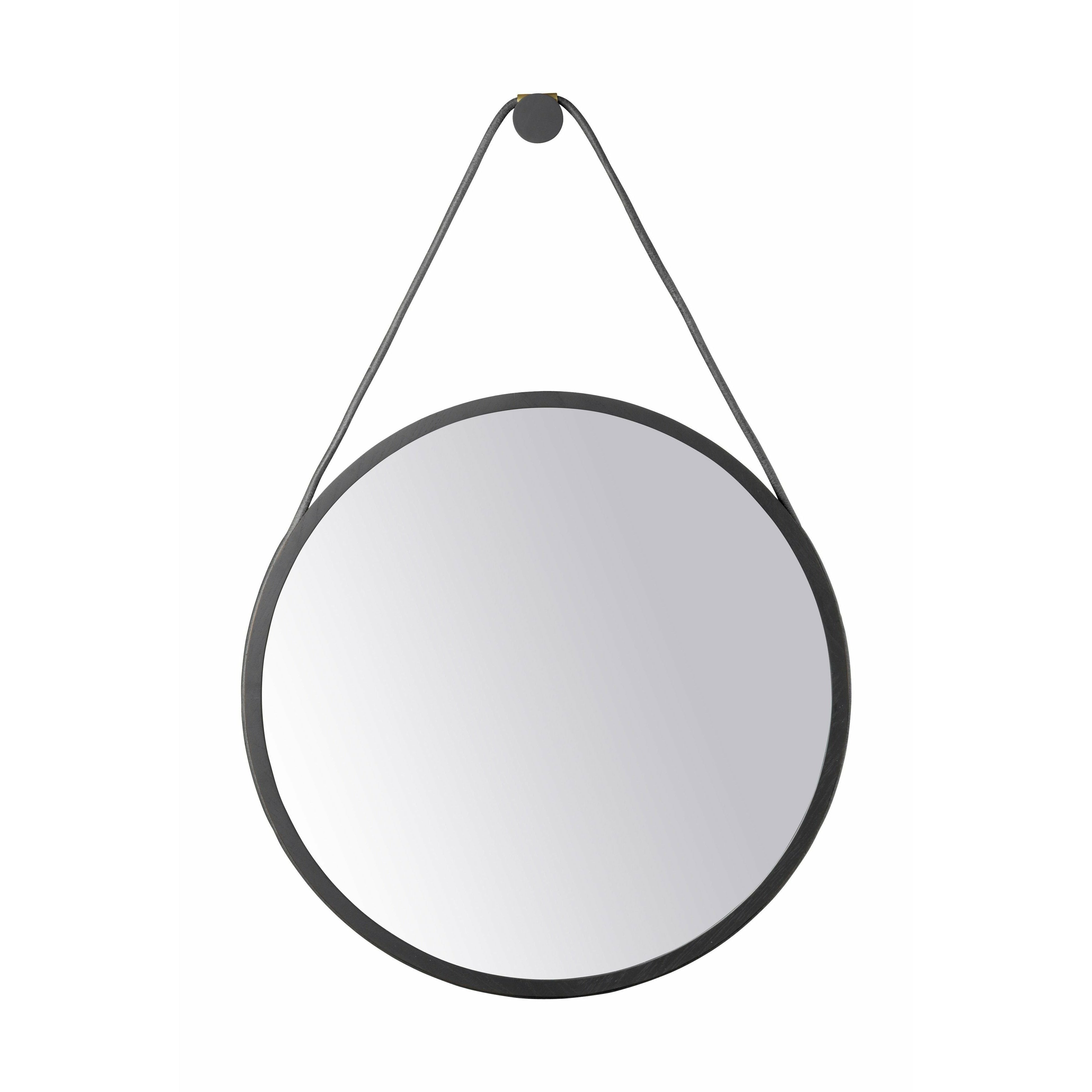 FDB Møbler I3 Mossø Mirror Ø 60 cm, černá