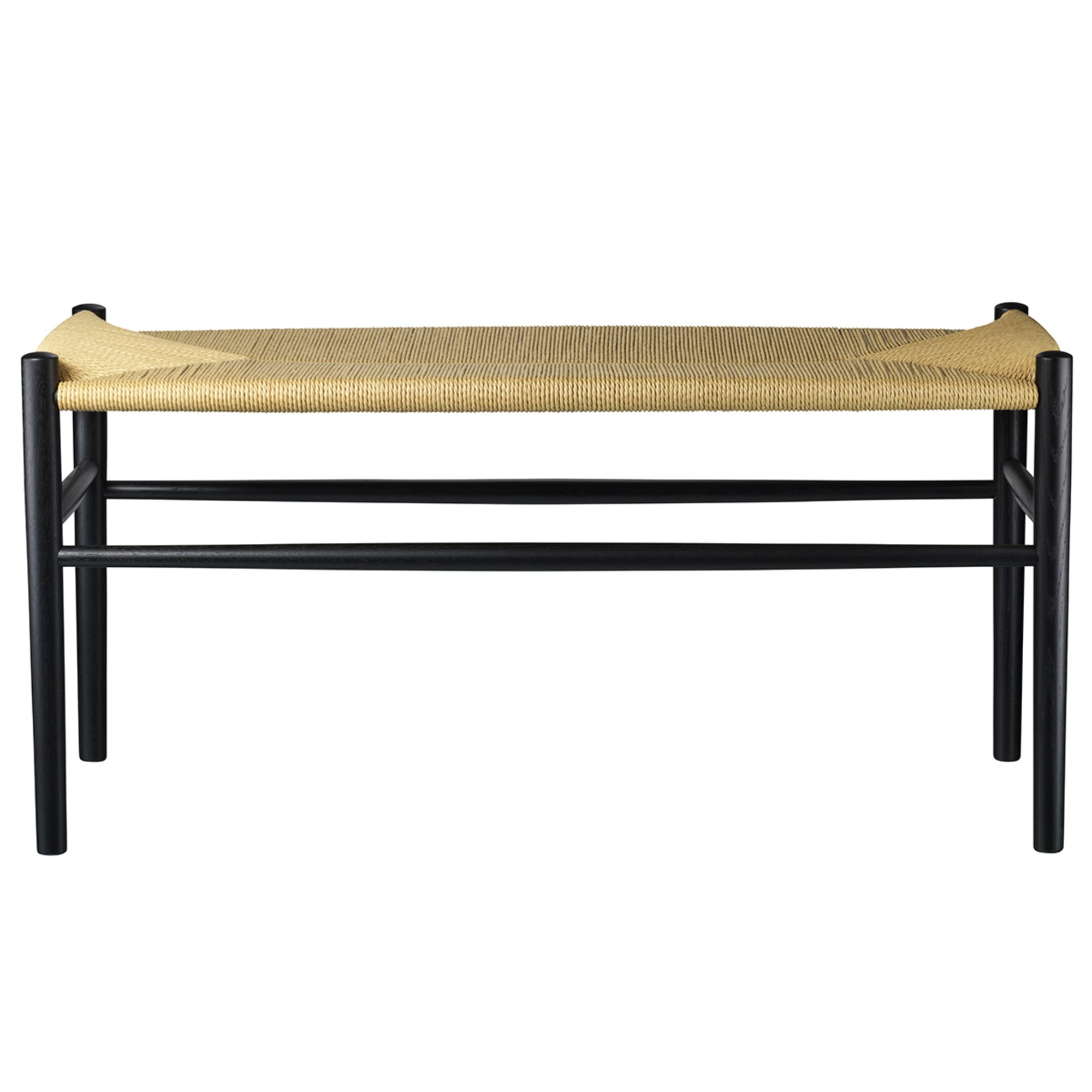 FDB Møbler J163 Bækmark Piano Bench, černá/přirozená